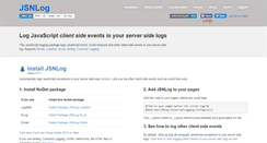 Desktop Screenshot of jsnlog.com